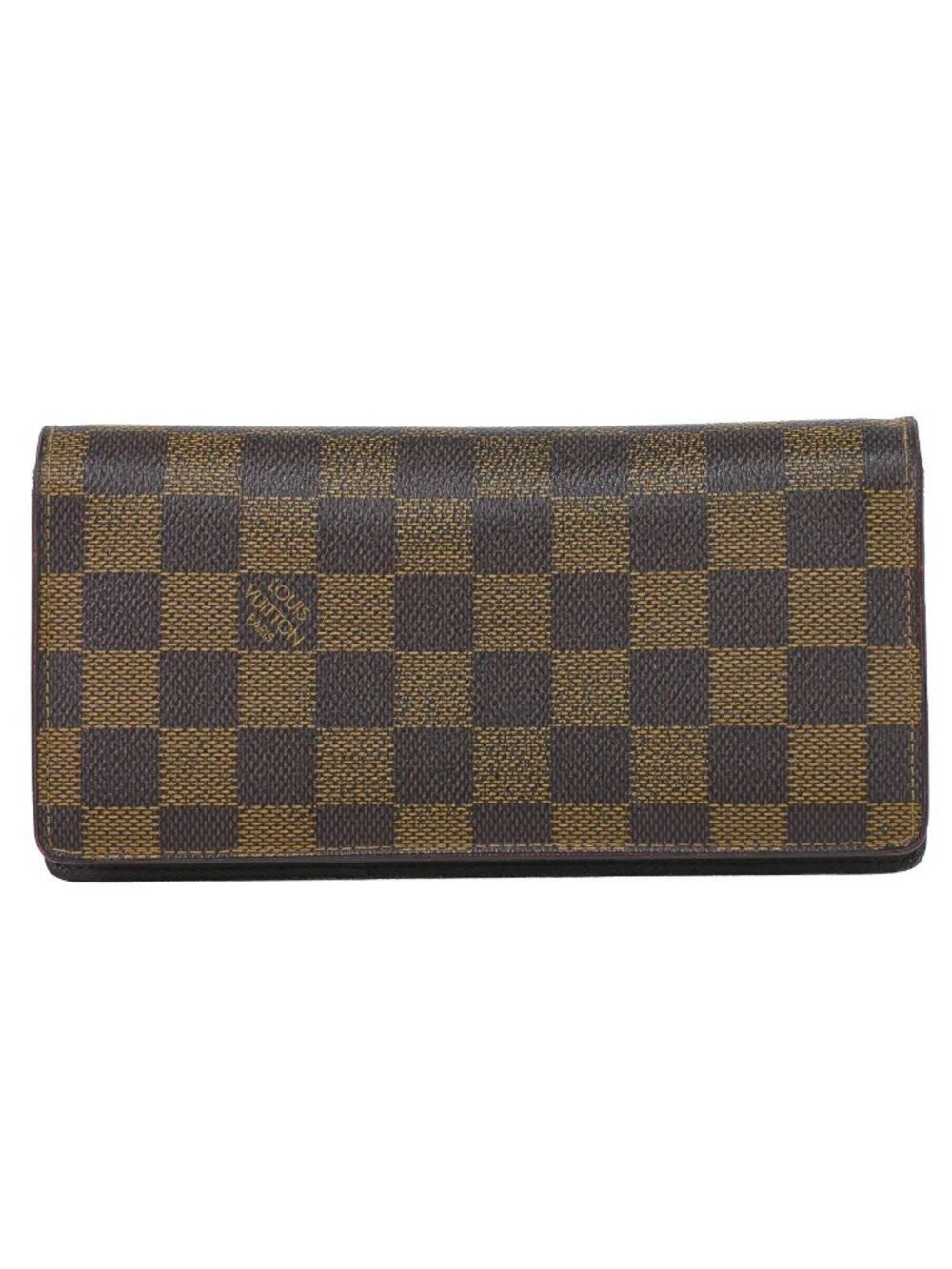 Louis Vuitton LV Portefeuille Brazza Damier Ebene Wallet Brown